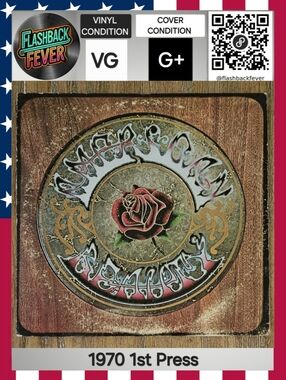 GRATEFUL DEAD•American Beauty•Nov 1970 US Stereo (#WS 1893) Pitman Pressing